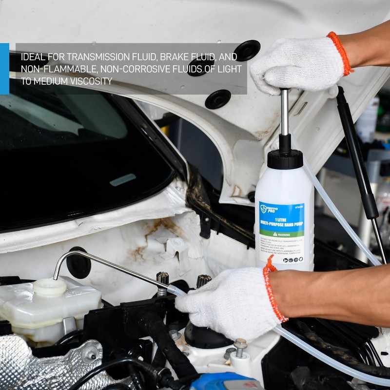 SMOTIVEPRO 1.05 Quart / 1 Liter Multi-Purpose Oil Pump, Hand