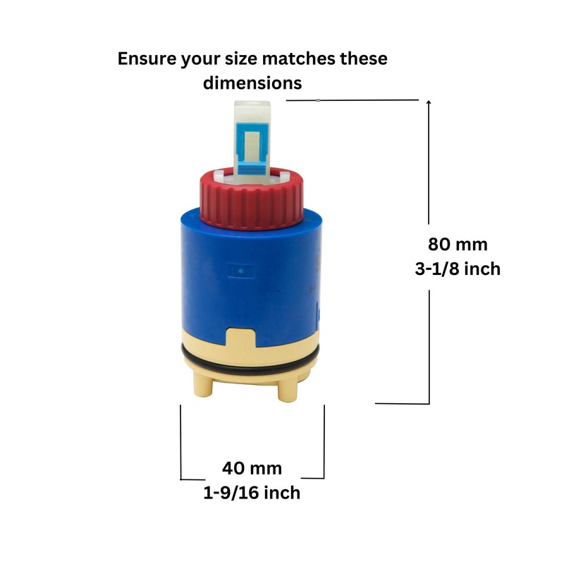 Belanger FC9AC010 Ceramic Plastic Faucet Cartridge - Replacement Cartridge with