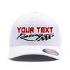 Custom Embroidered Racing Flex Wooly Combed Baseball Hat. Your Racing