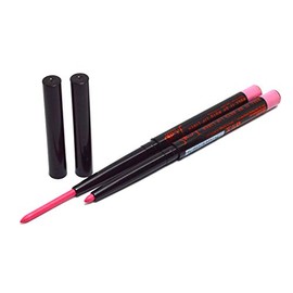 Jcat Beauty 2pcs x RAL102 Amaranth Pink Auto Roll it Up Lip Liner Lipliner Pencil + Free Zipbag