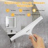 Anjinwiper Multi-Use Silicone Squeegee,Non-Slip Handle Cleaning Scraper with Adhesive Hook