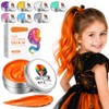 Cera Para Pintar Cabello, Tinte Temporal Para Cabello (Naranja)