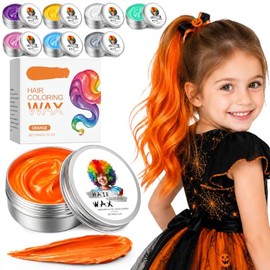 Cera Para Pintar Cabello, Tinte Temporal Para Cabello (Naranja)