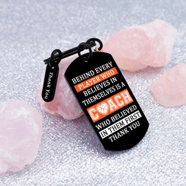 Coach Appreciation Gifts Best Gift For Coaches Mentor Coach Gifts For Men Thank You Keychain Gift For Basketball Football Soccer Volleyball Team Softball Fitness Instructor
