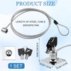 Laptop Lock with 2 m Long Carbon Steel Cable, Laptop