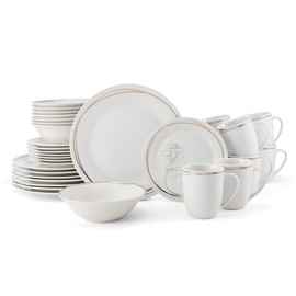 Fitz and Floyd Love Blooms 32-Piece Dinnerware Set, Service for 8, Love Blooms Pattern