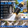 Turbo Nozzle for Pressure Washer – 360° Rotating Brass Sprayer