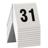 Securit Table Signs, Numbers 31-40, 4 x 4 x 5
