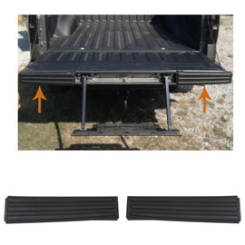 Ren Tsui for Ford for F150 2009-2014 Step Side Tailgate Moulding Top Cap Protector Spoiler (Black,ABS,Plastic) RXC1071