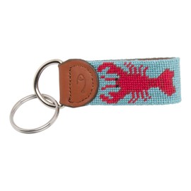 Huck Venture Lobster Needlepoint Key Fob & Keychain (Lobster)