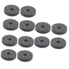 jojofuny 12pcs Carbon Fiber Speaker Isolation Pads Shockproof Feet for