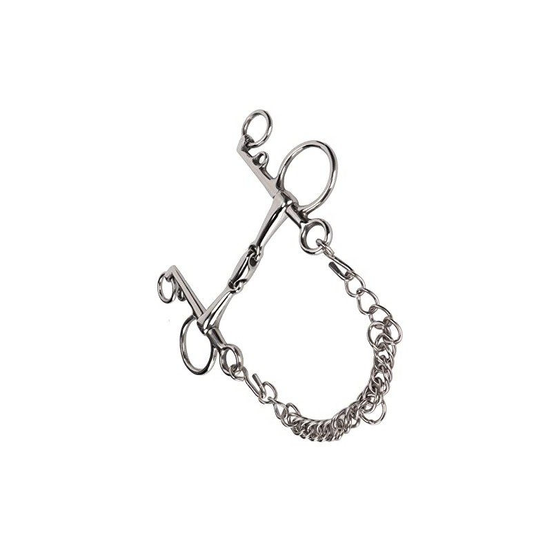 Naroote Pelham bit, Horse Pelham bit Acero Inoxidable Duradero para