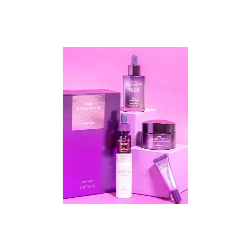 Missha Time Revolution Nigh Repair Special Set Momento De Aplicacin