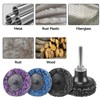 Shineboc 2 Inch CSD Disc Sanding Disc, Purple/Blue/Black Cleaning Disc