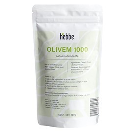 HEBBE Olivem 1000 100 g | Autoemulsionante Vegetal O/W | Extra Hidratación Sin Sensación Grasa | Emulsiones Suaves y Sedosas