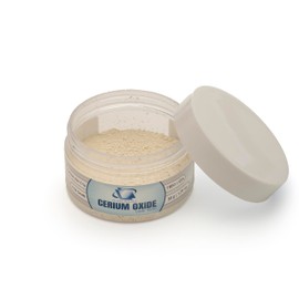 Glass Polish PRO 1.76oz (50g) Cerium Oxide - Fine-Grade Cerium Oxide Glass Polishing Powder - TREO 95% - 2.5 Microns - White