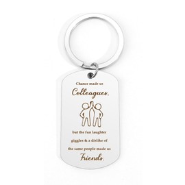 Kzikbxh Leaving Gifts for Colleagues Women,Thank You Gifts for Colleagues,Gifts for Colleagues,Colleague Keyring,Bestie Gifts,Friendship Gifts for Women,Work Colleague Gifts,Gifts for Women Christmas