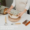 Beautiful Linen Bread Bag Set and Proofing Cover For Homemade