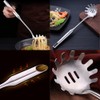 PIQIUQIU Spaghetti Spoon Server, Stainless Steel Pasta Spoon, Spaghetti Server