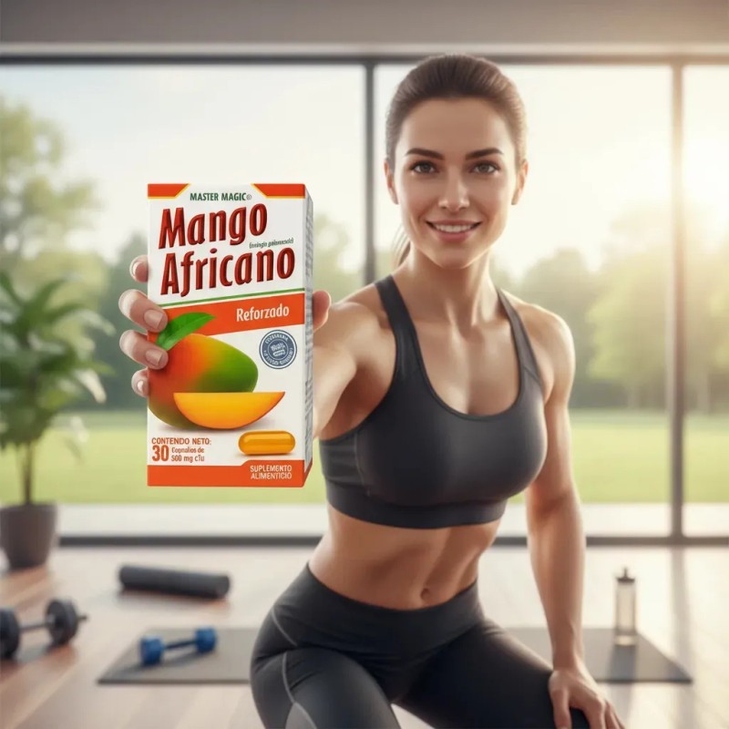 Mango Africano Reforzado Capsulas 500mg Cada Una Master Magic Trim