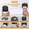 KYOTECH LED Surface-Mounted Light, Black, Surface-Mounted Spotlight, Flat with 6