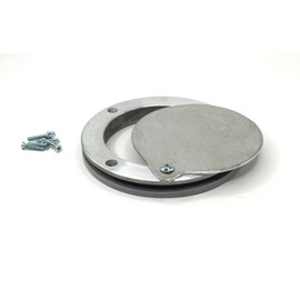 Garage Door 5" Exhaust/Fresh Air Port for Non Insulated Doors - Non Latching