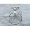Brass bee Towel Ring - Solid brass bathroom towel rail
