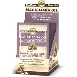 Difeel Premium Hair Mask Macadamia Oil 1.75 oz Packet (Pack of 6)