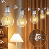 Bomiclss 100Pcs Gutter Hooks for Outdoor Lights, Outdoor Light Hooks
