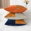 CaliTime Throw Pillow Covers Decorative 18 X 18 Inches Pack