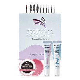PERMANIA Eyebrow Lifting Set, Eyebrow Lamination Set, for Naturally Beautiful Eyebrows at Home, Gentle Ingredients, Easy to Use for Beginners and the Salon (without Essence)
