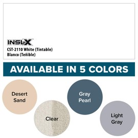 INSL-X TuffCrete Waterborne Acrylic Concrete Stain Paint, White, 1 Gallon