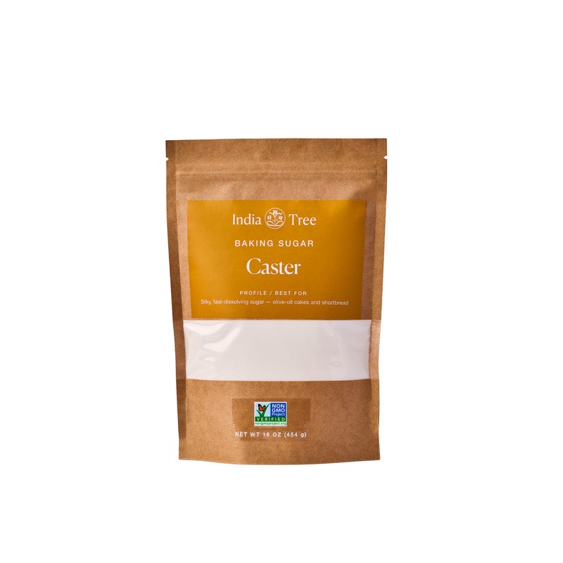 India Tree Superfine Caster Baking Sugar, Original, 16 Ounce