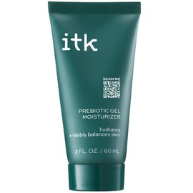 ITK Skincare Prebiotic Gel Face Moisturizer For Oily, Acne Prone Skin - Niacinamide + Squalane + Cucumber Extract - Hydrate + Energize Skin - Dark Spot Corrector For Face - Vegan + Cruelty Free