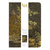 V&A Japanese Golden Leaves Design A5 Luxury Notebook (14.8 x