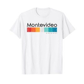 Vintage Montevideo Uruguay Retro Design T-Shirt