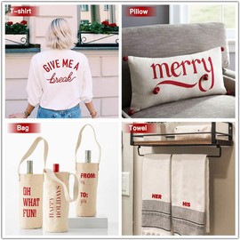 NCRGB Plotter Film Textile Vinyl Red 30.5 x 305 cm with Tweezers, Vinyl Film Plotter for Various Engraving Machines, Flex Film Plotter Textile for DIY T-Shirt and Other Fabrics