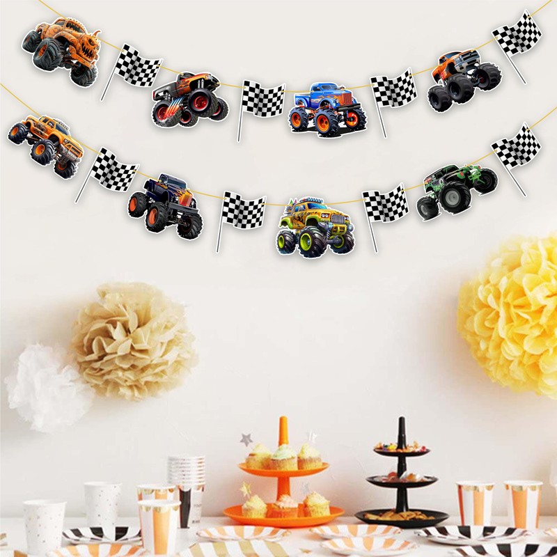 Seyal® Monster Truk Garland Decoration