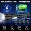 Magnetic Rechargeable 10000 High Lumens, Super Bright LED Flashlight with