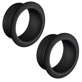 cyclingcolors 2x Rosette Push Button Swivel Bar Lock 19 mm Diameter 32 mm Furniture Lock Decorative Key Cabinet Lock Screw-On Lock Black