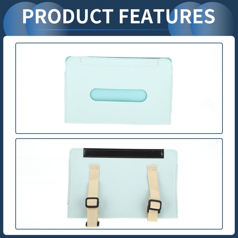 INFINAUTO Car Tissue Holder, Auto Sun Visor Napkin Holder, Car