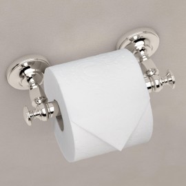 Gatco 4123B Tavern Standard Toilet Paper Holder, Polished Nickel