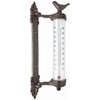MAISONICA Bird Wall Thermometer - Cast Iron, Kerosine - Garden