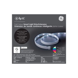 C by GE Full Color 40-Inch LED Light Strip Extender, Bluetooth Enabled, Google Assistant, Works with Alexa and HomeKit with Hub, Power Supply Not Included