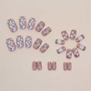 RikView Medium Length Press on Nails Square Acrylic Nails with
