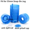 Jucoan 100 Pack Water Bottle Caps, 55mm 3&5 Gallon Non