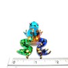 Handmade Frog Art Glass Blown Reptiles Animal Figurine