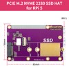 PCIe M.2 Hat for Raspberry Pi 5 NVMe SSD PIP