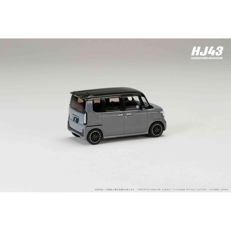 1/43 Honda N-BOX CUSTOM Slate Gray Pearl & Black