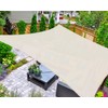 AsterOutdoor Sun Shade Sail Rectangle 12' x 16' UV Block